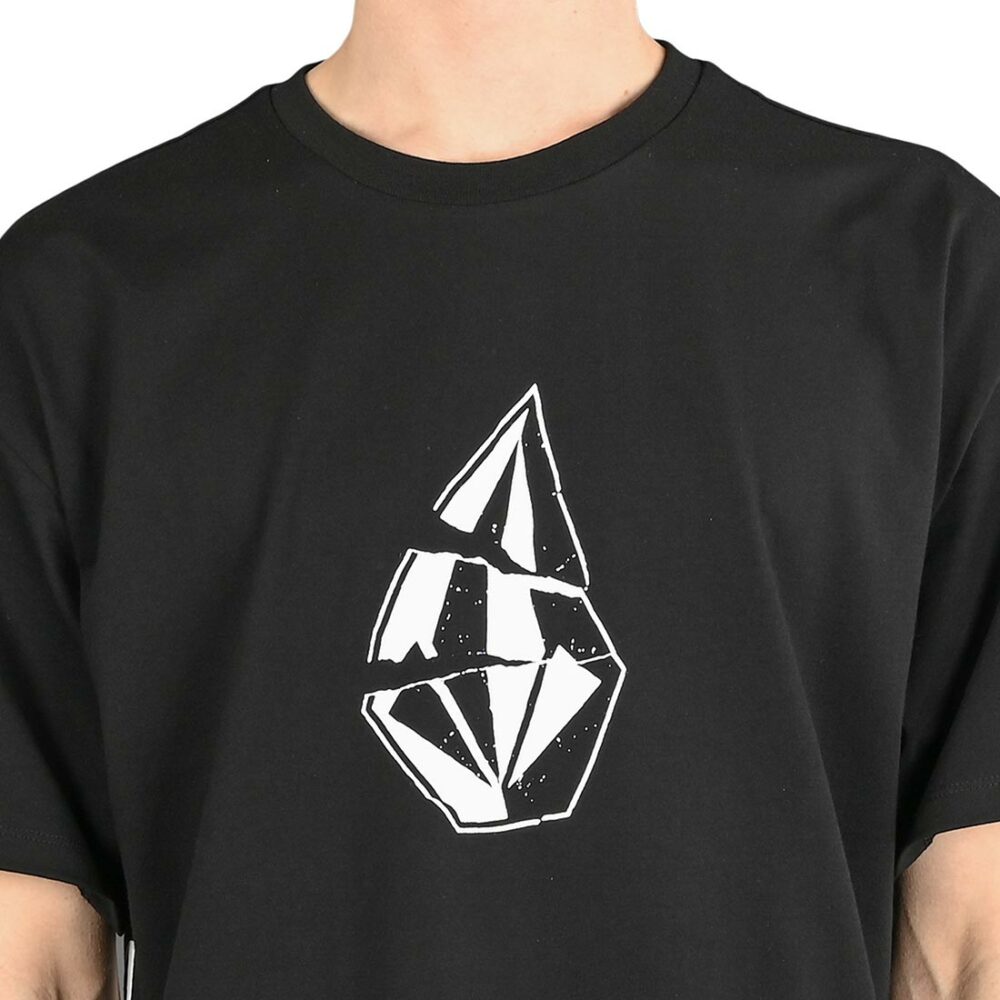 Volcom Scratched Stone LSE S/S T-Shirt - Black