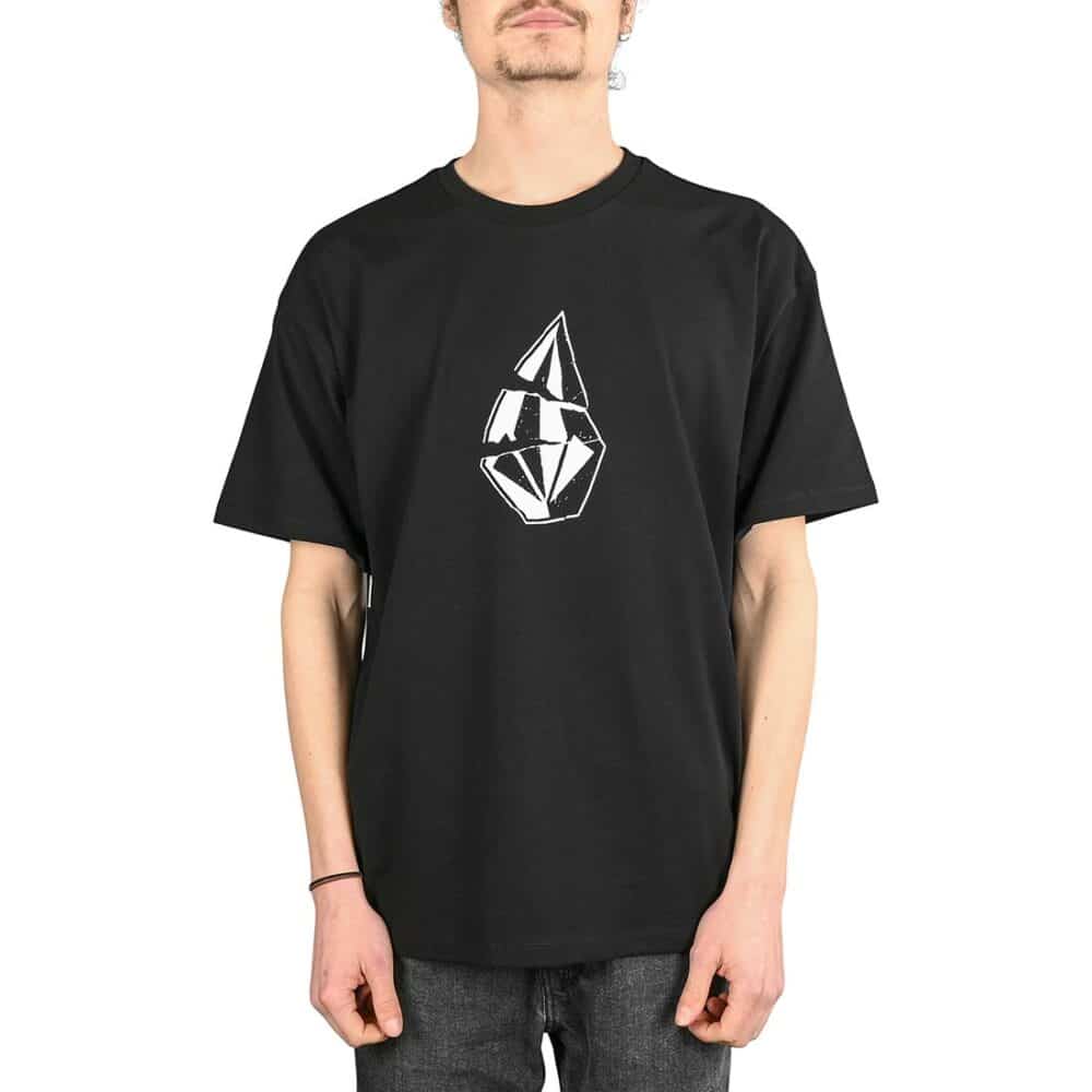 Volcom Scratched Stone LSE S/S T-Shirt - Black