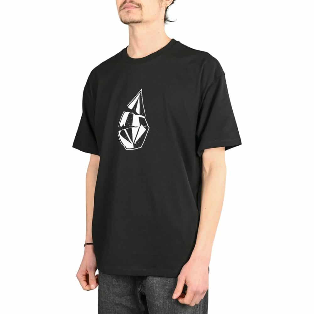 Volcom Scratched Stone LSE S/S T-Shirt - Black