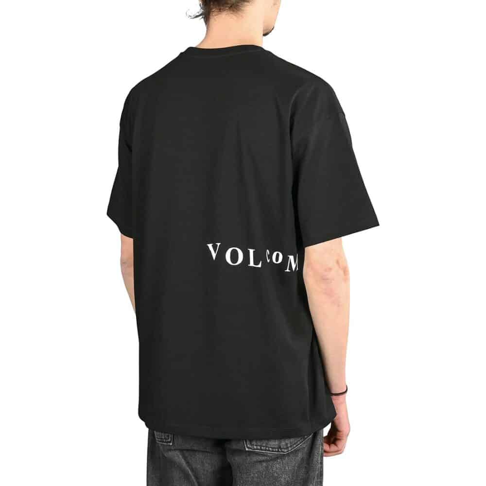 Volcom Scratched Stone LSE S/S T-Shirt - Black