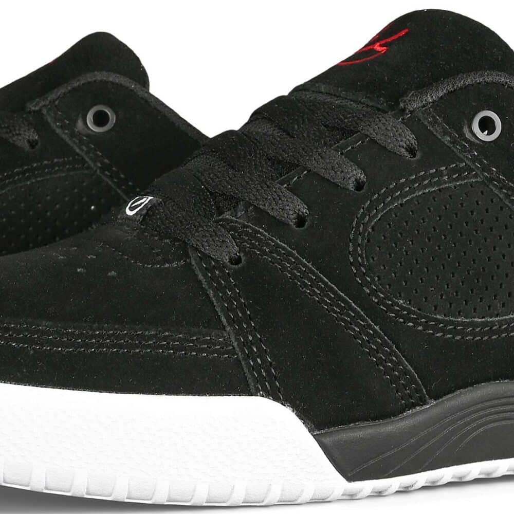 eS Accel Slim x Quattro Skate Shoes - Black/White/Red