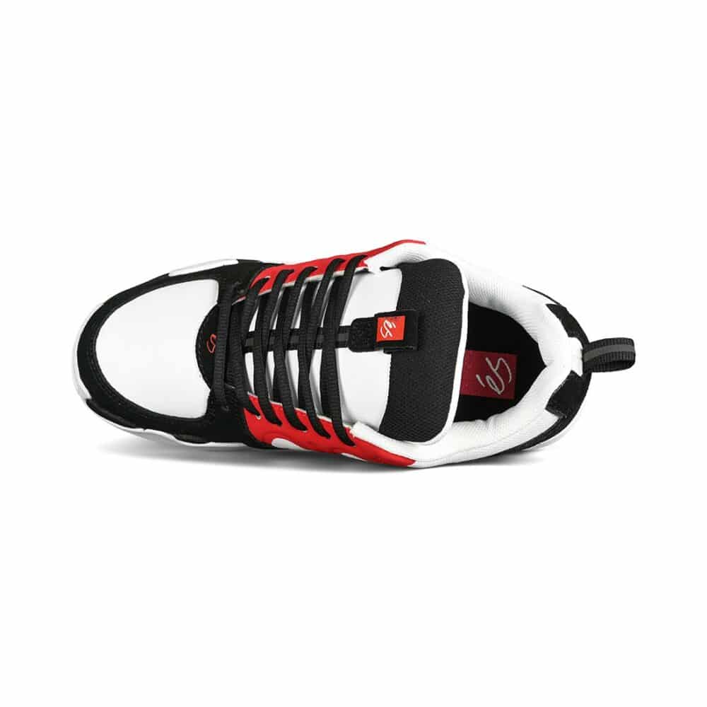 eS Silo x Tribo Skate Shoes - Black/White/Red