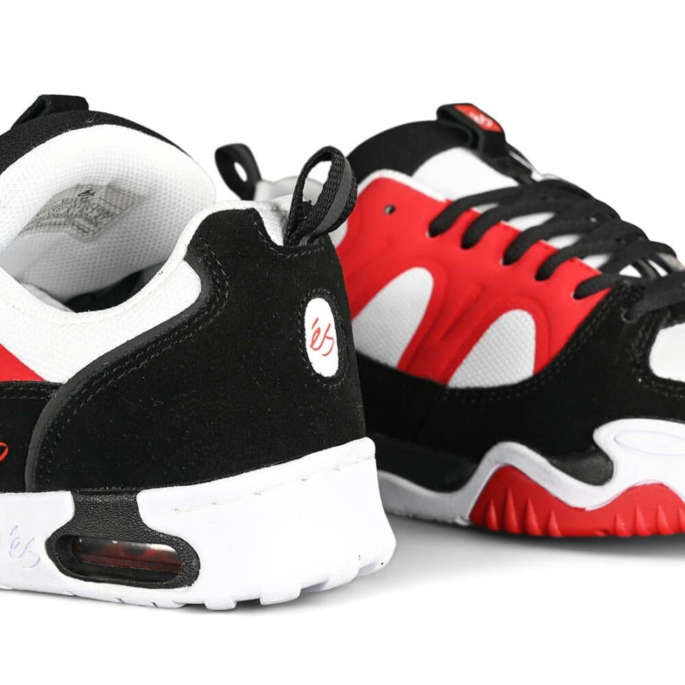 eS Silo x Tribo Skate Shoes - Black/White/Red