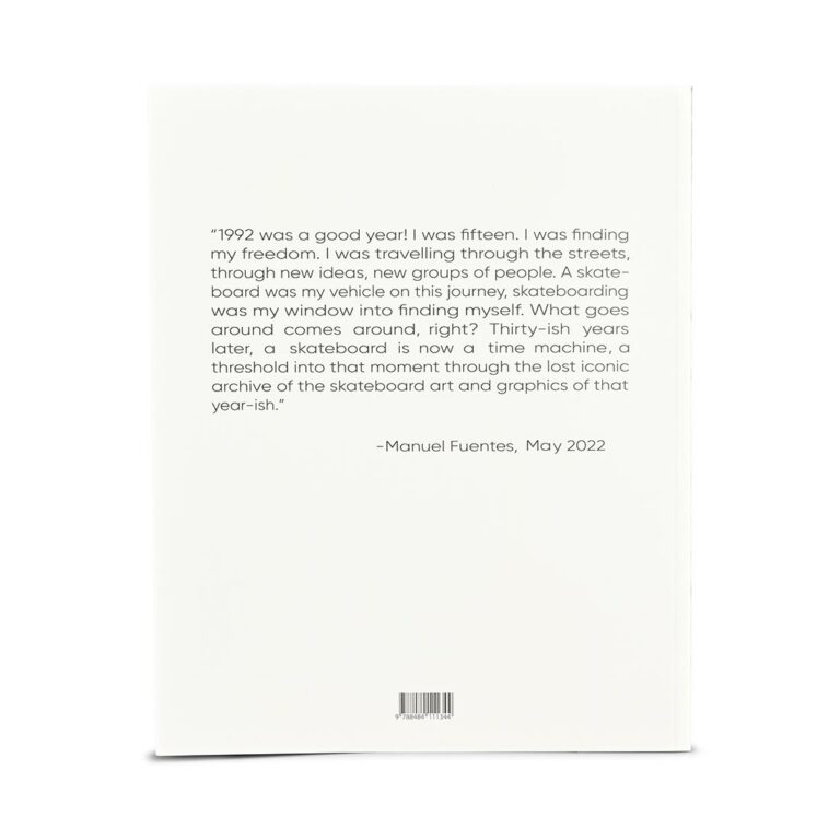 '92ish Skateboarding Catalog Paperback Book by Manuel Fuentes