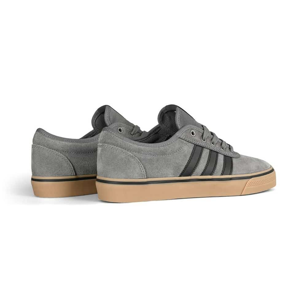 Adidas Adi Ease Skate Shoes - Grey/Core Black/Gum