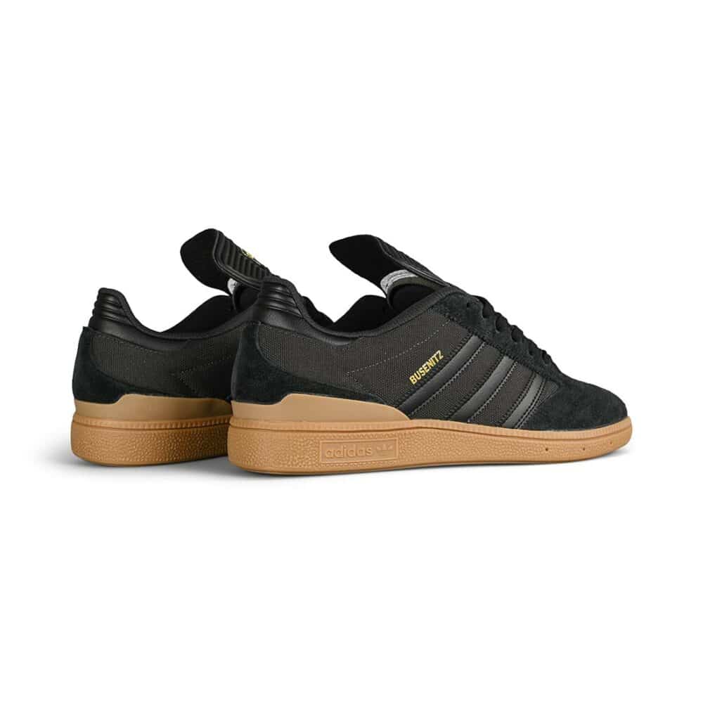 Adidas Busenitz Skate Shoes - Core Black/Carbon/Gold Metallic