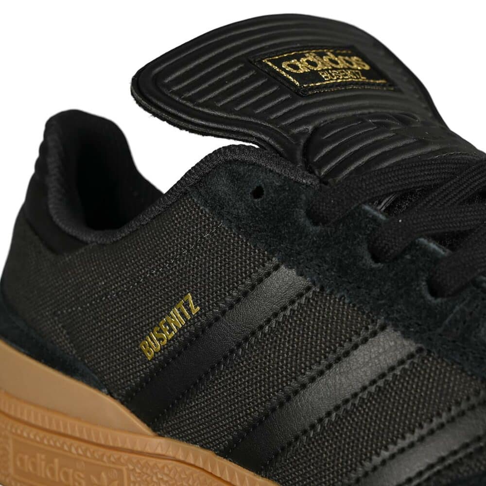 Adidas Busenitz Skate Shoes - Core Black/Carbon/Gold Metallic