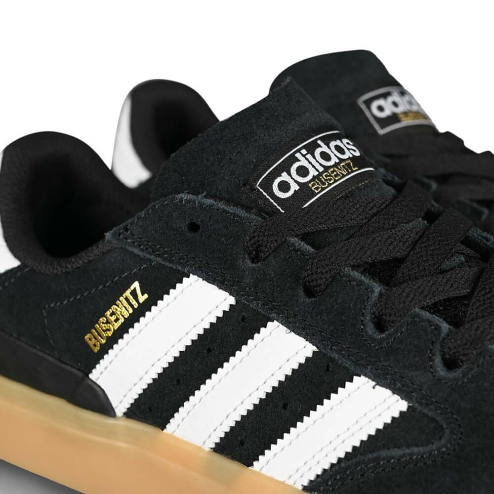 Adidas Busenitz Vulc II Skate Shoes - Core Black/White/Gum