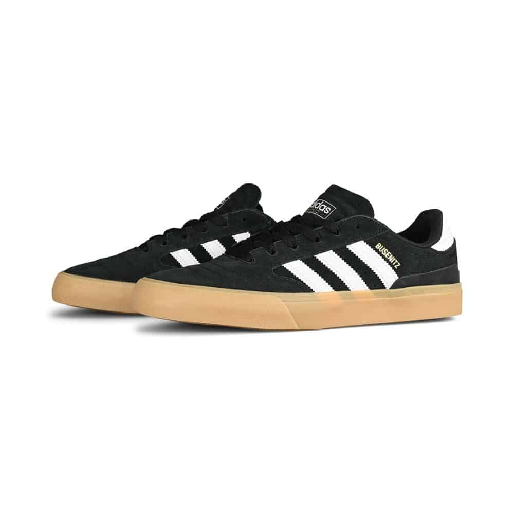 Adidas Busenitz Vulc II Skate Shoes - Core Black/White/Gum