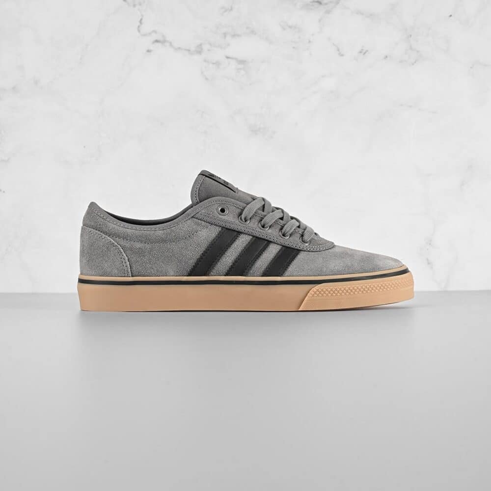 Adidas Adi Ease Skate Shoes - Grey/Core Black/Gum