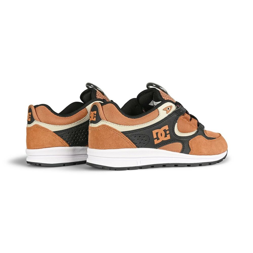 DC Kalis Lite Skate Shoes - Brown/Black/White