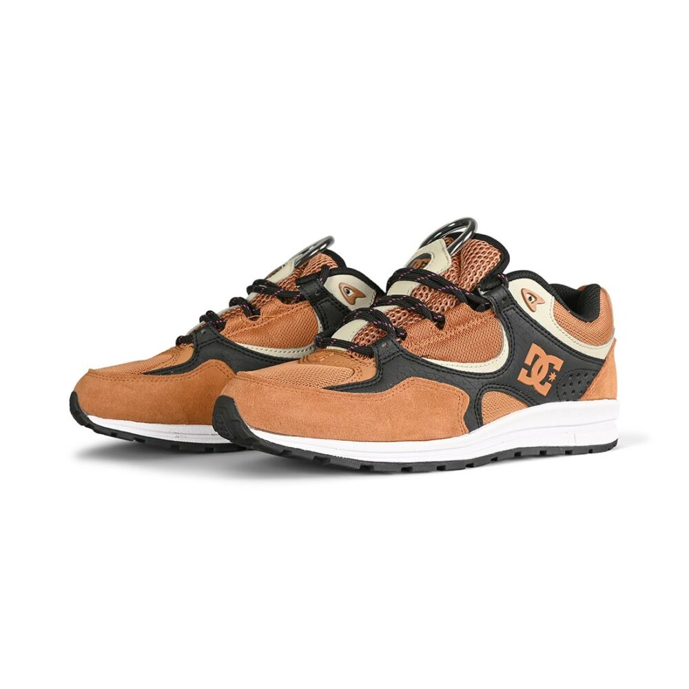 DC Kalis Lite Skate Shoes - Brown/Black/White