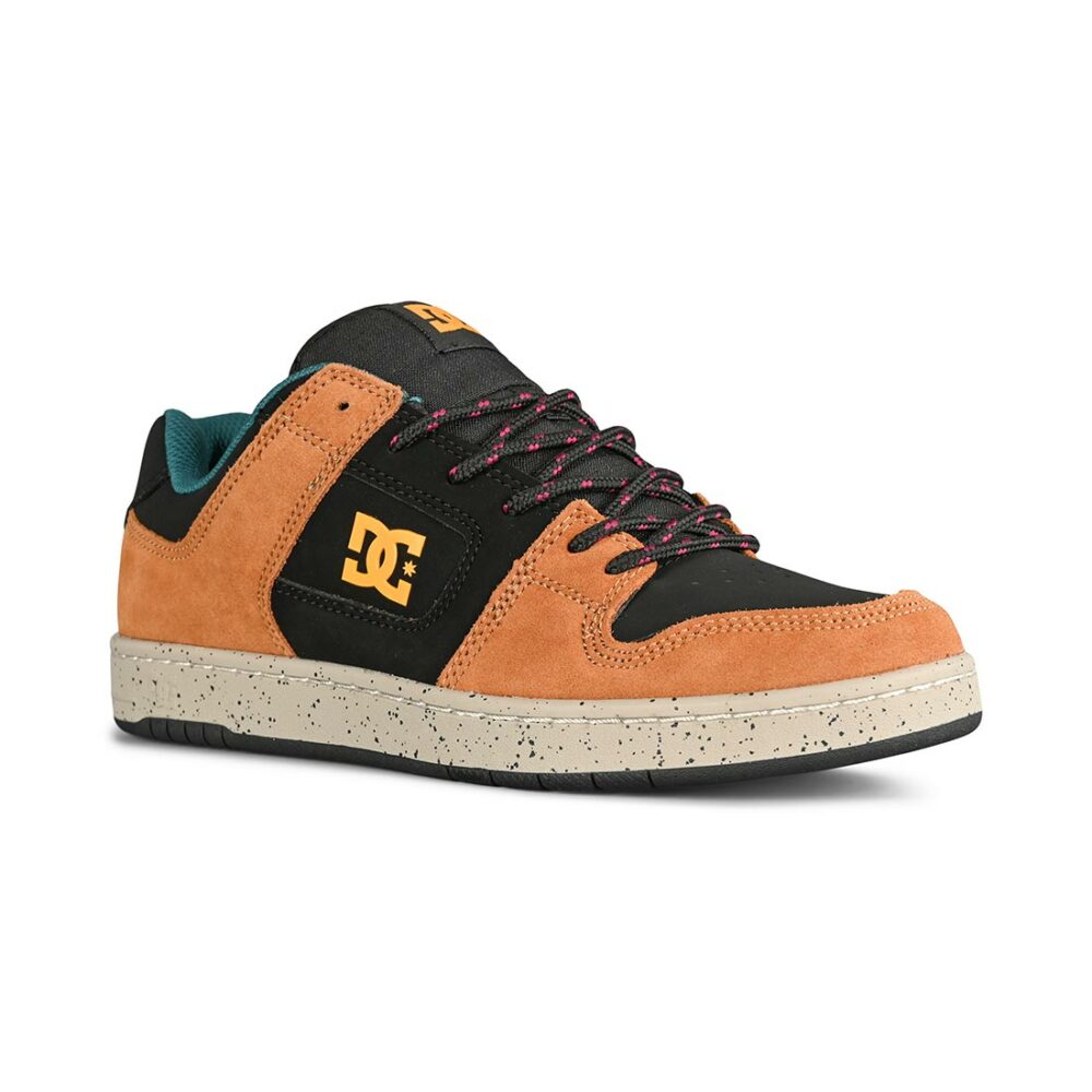 DC Manteca 4 Skate Shoes - Black/Brown/Green