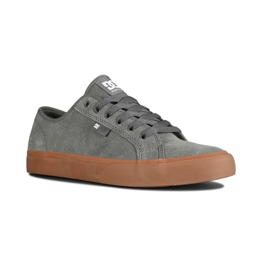 DC Manual LE Skate Shoes - Grey/Gum