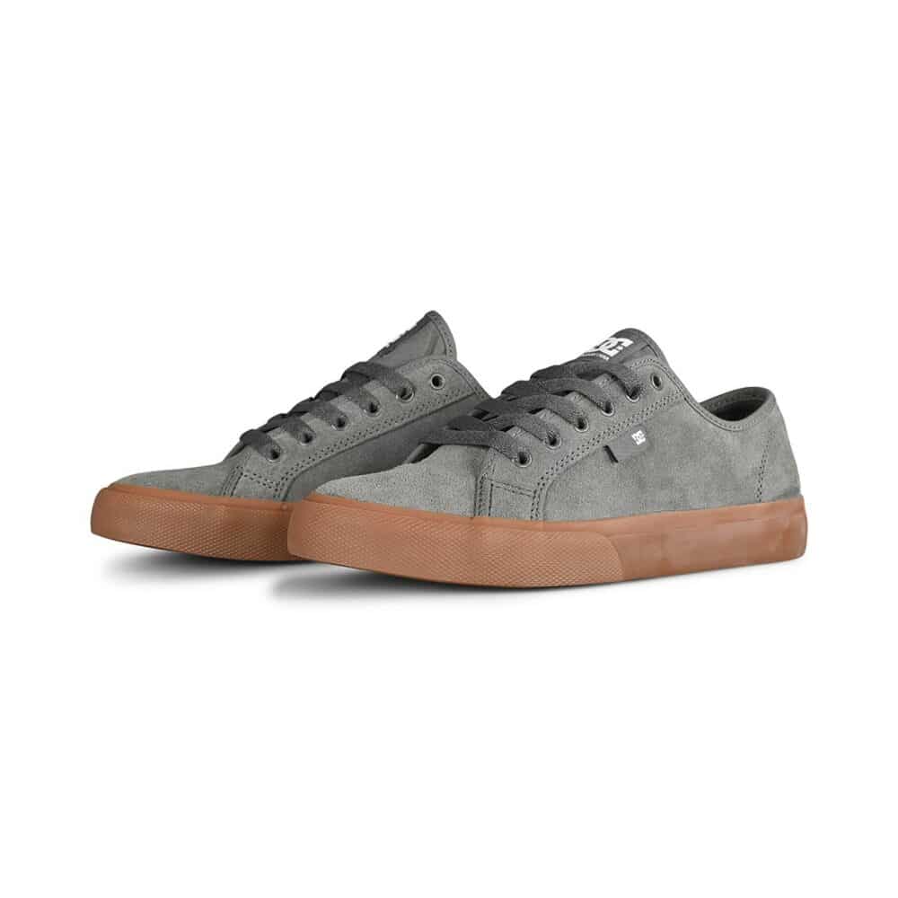 DC Manual LE Skate Shoes - Grey/Gum