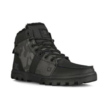 DC Woodland Lace Up Winter Boot - Black/Black/Black Print