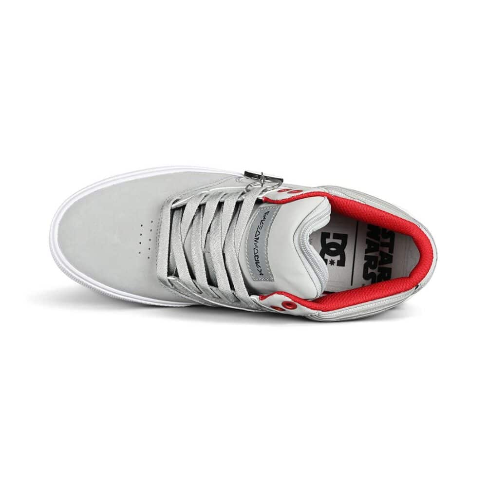 DC x Star Wars Kalis Vulc Mid Skate Shoes - Grey