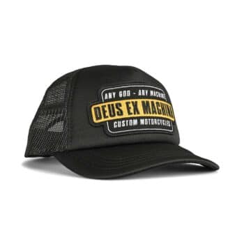 Deus Ex Machina Grip Tape Trucker Cap - Black