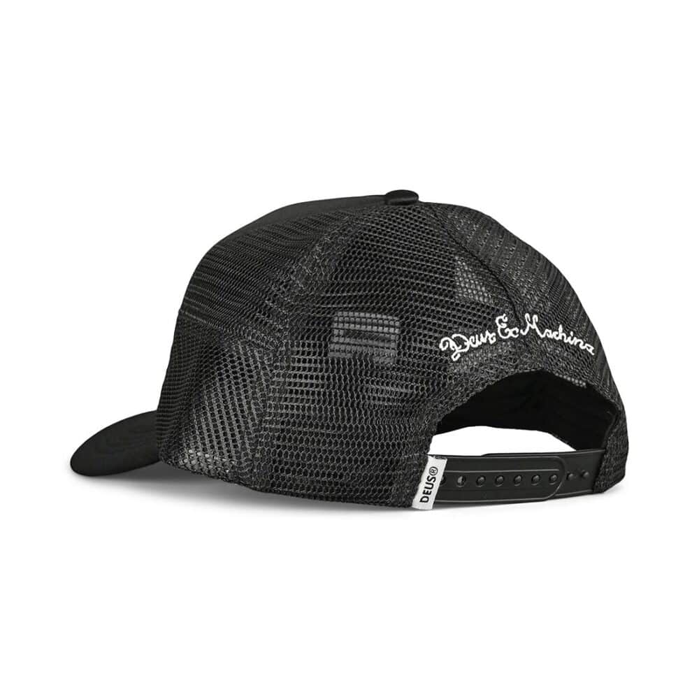 Deus Ex Machina Grip Tape Trucker Cap - Black