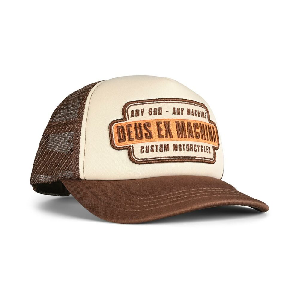 Deus Ex Machina Grip Tape Trucker Cap - Brown Combo