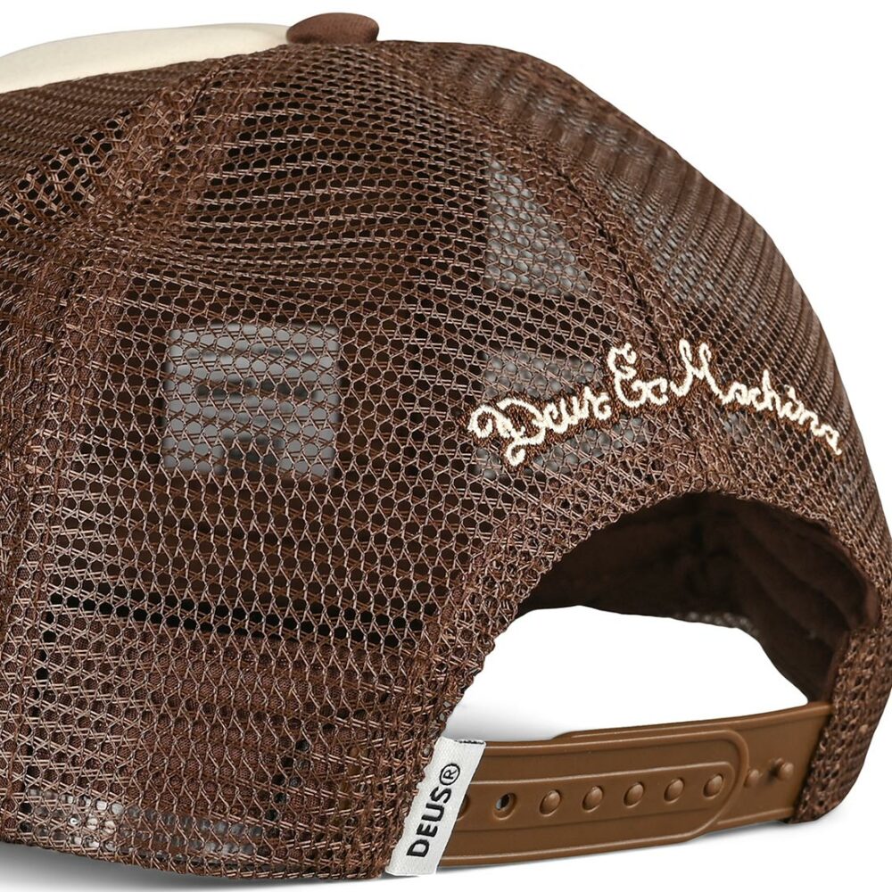 Deus Ex Machina Grip Tape Trucker Cap - Brown Combo