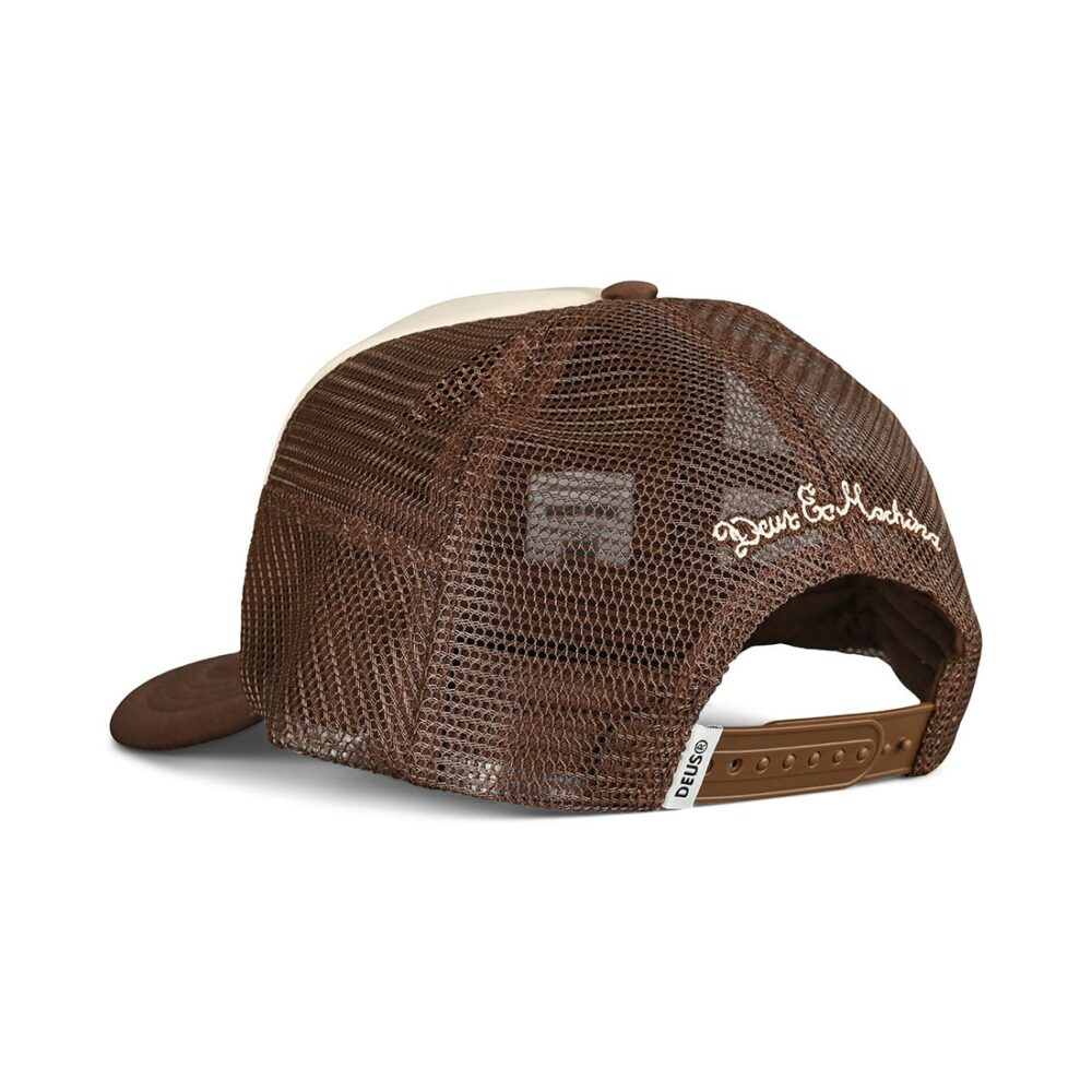 Deus Ex Machina Grip Tape Trucker Cap - Brown Combo