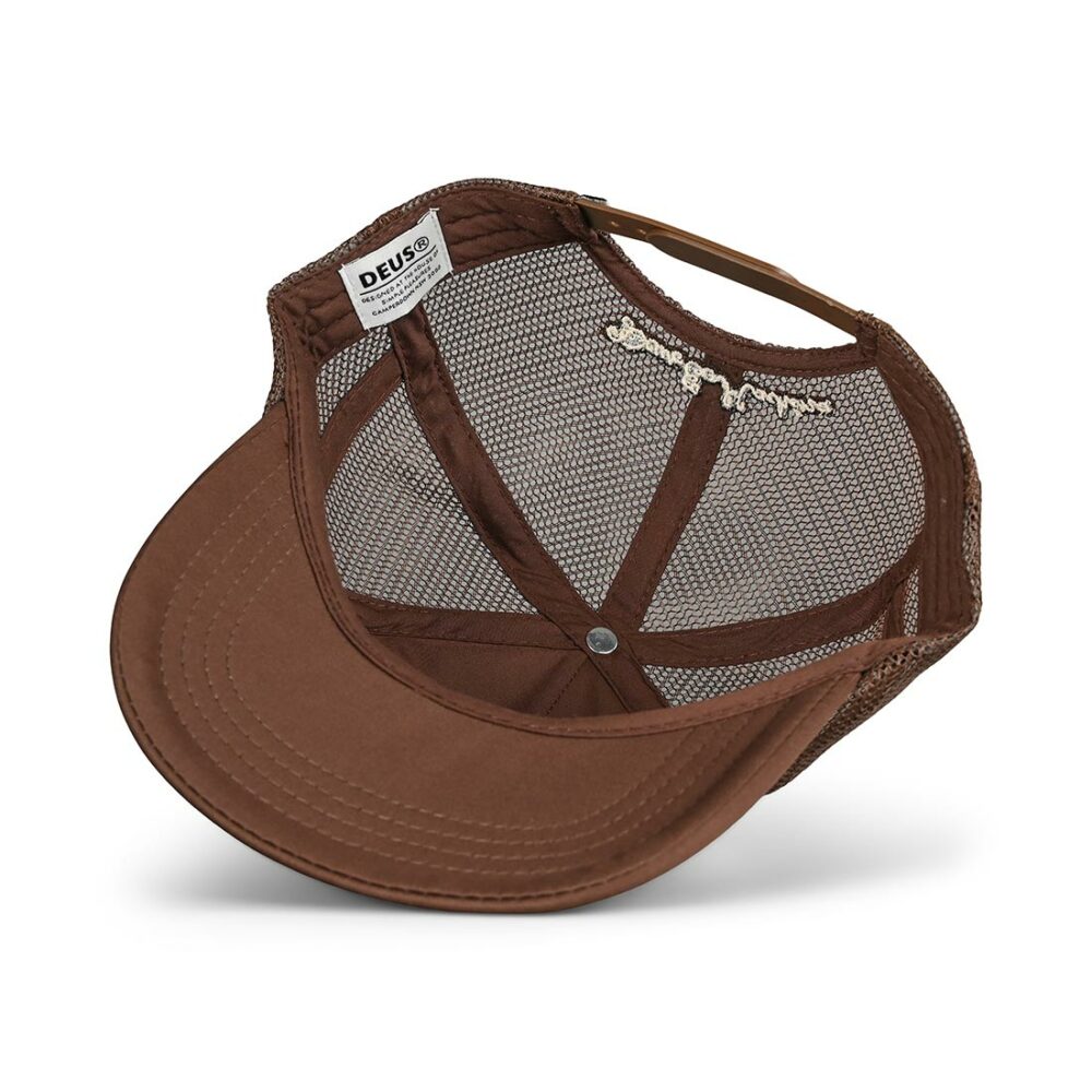 Deus Ex Machina Grip Tape Trucker Cap - Brown Combo