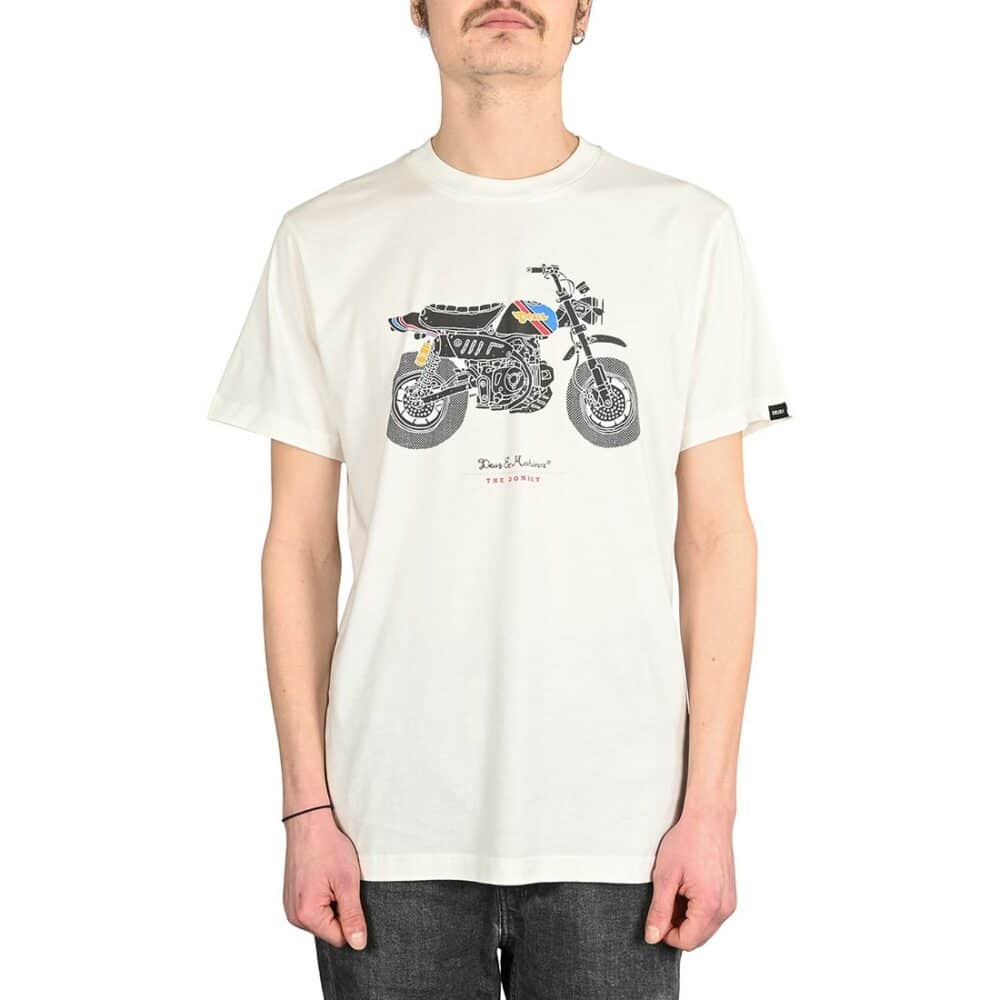 Deus Ex Machina Monkey S/S T-Shirt - Vintage White