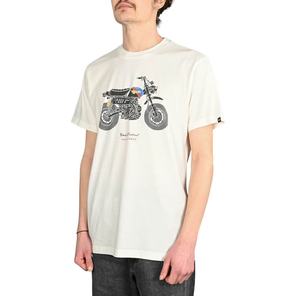 Deus Ex Machina Monkey S/S T-Shirt - Vintage White