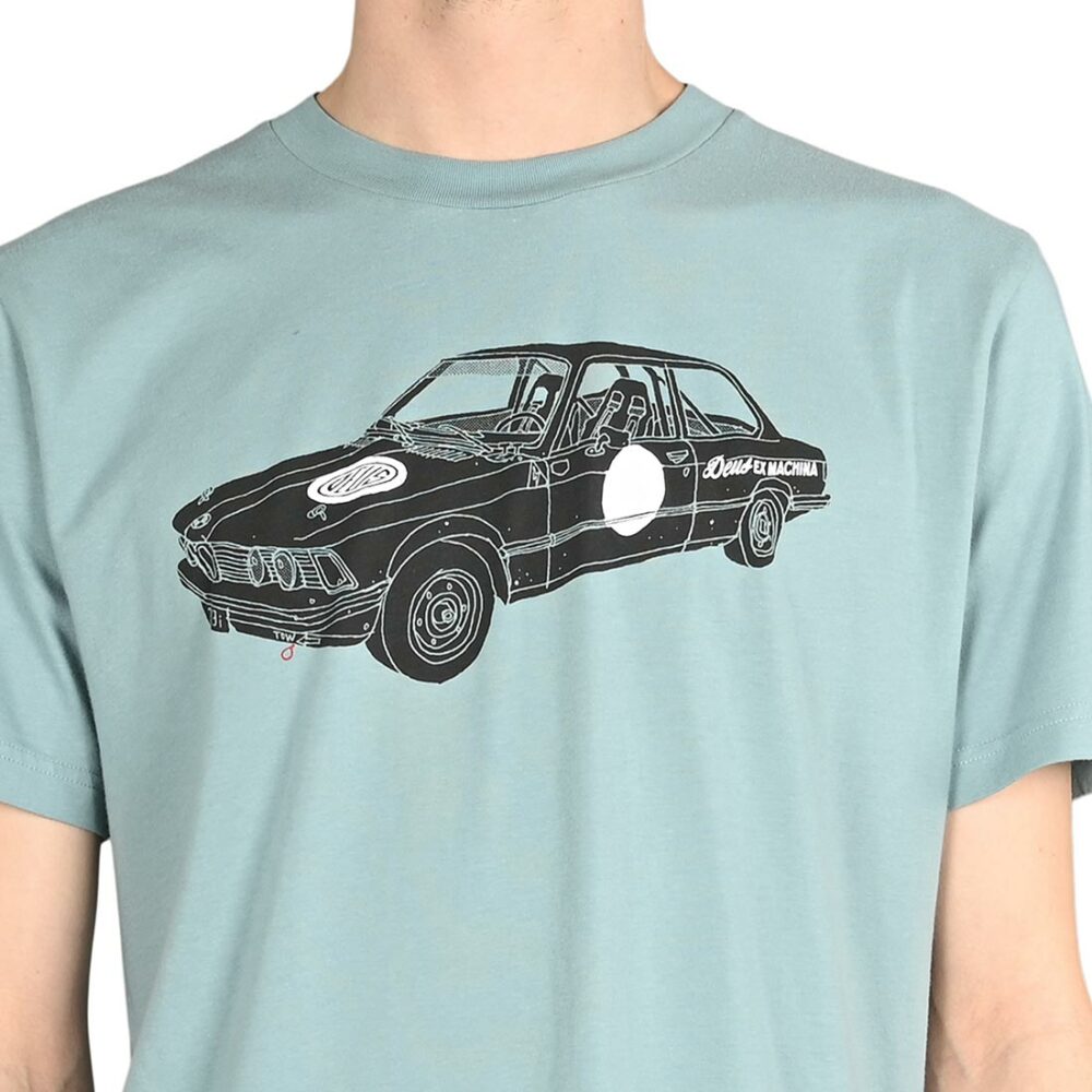 Deus Ex Machina Rallyeye S/S T-Shirt - Smoke Blue