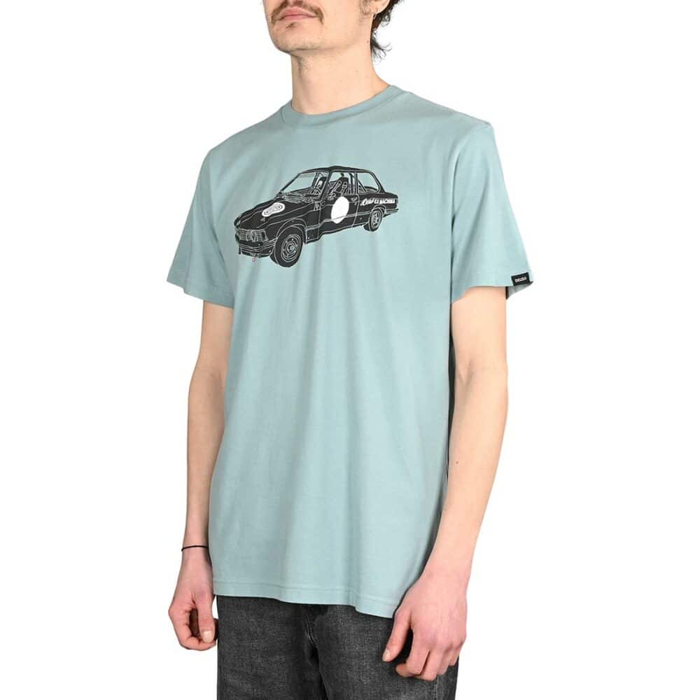 Deus Ex Machina Rallyeye S/S T-Shirt - Smoke Blue