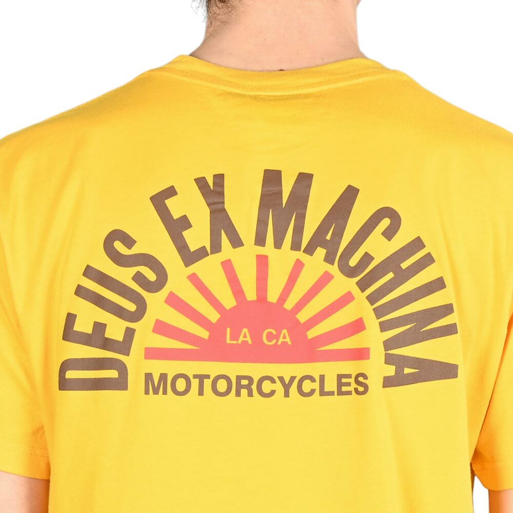 Deus Ex Machina Sunflare S/S T-Shirt - Spectra Yellow