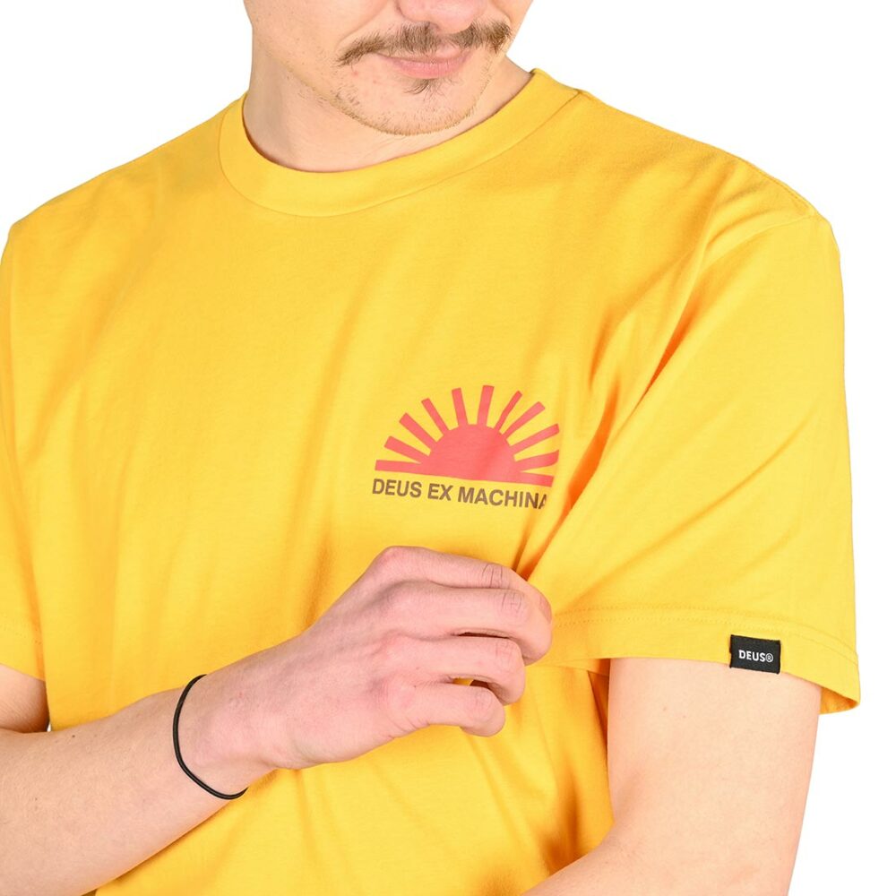 Deus Ex Machina Sunflare S/S T-Shirt - Spectra Yellow