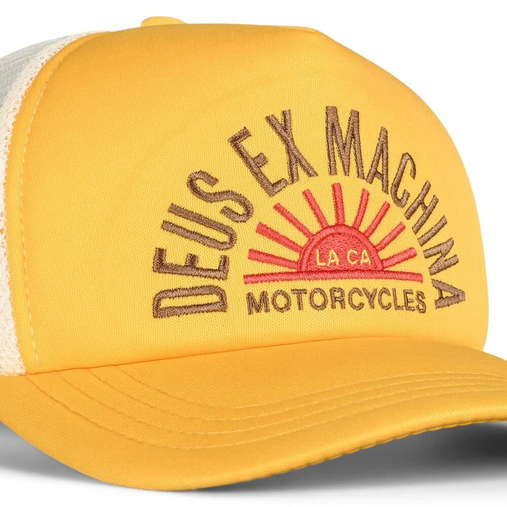 Deus Ex Machina Sunflare Trucker Cap - Spectra Yellow