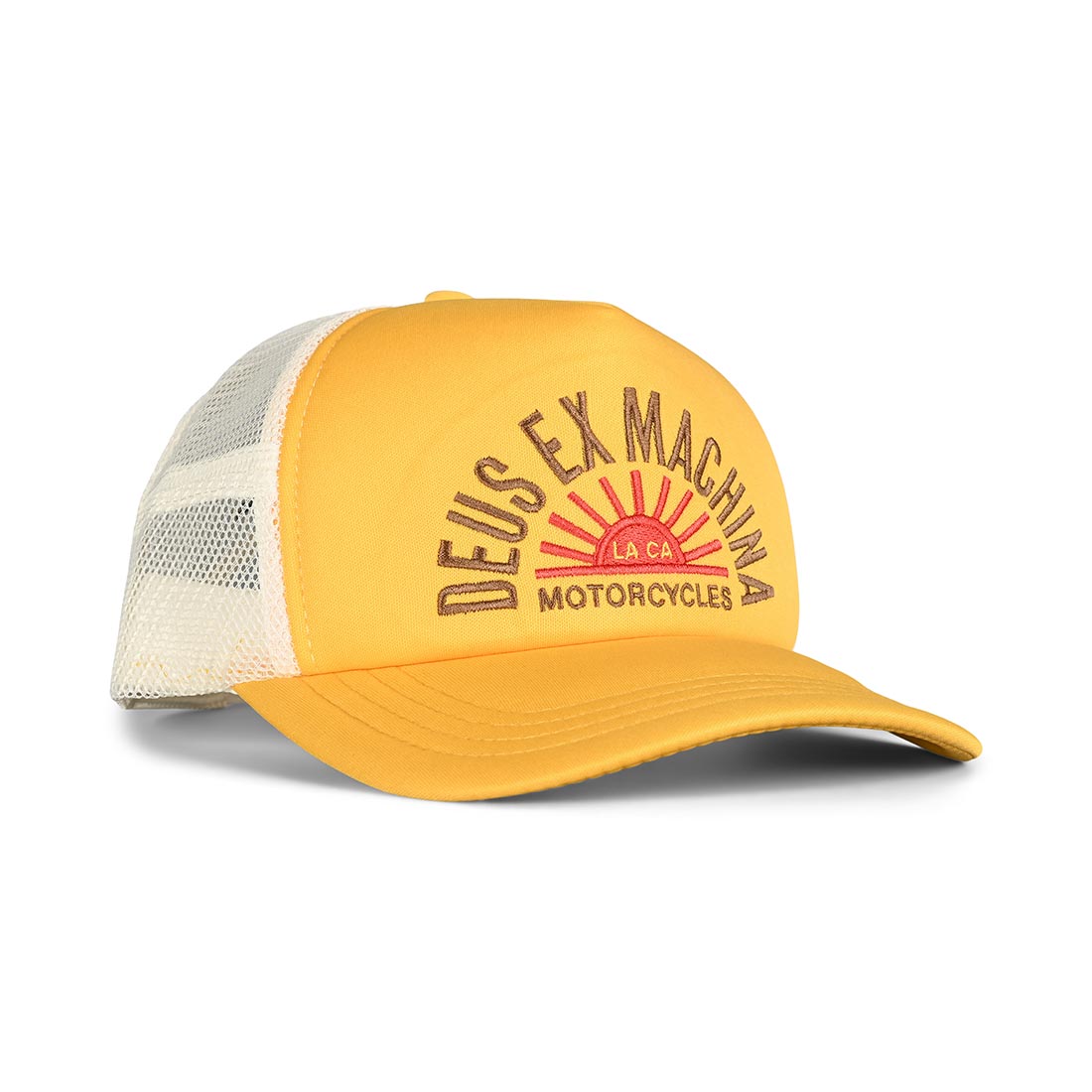 Deus Ex Machina Sunflare Trucker Cap - Spectra Yellow