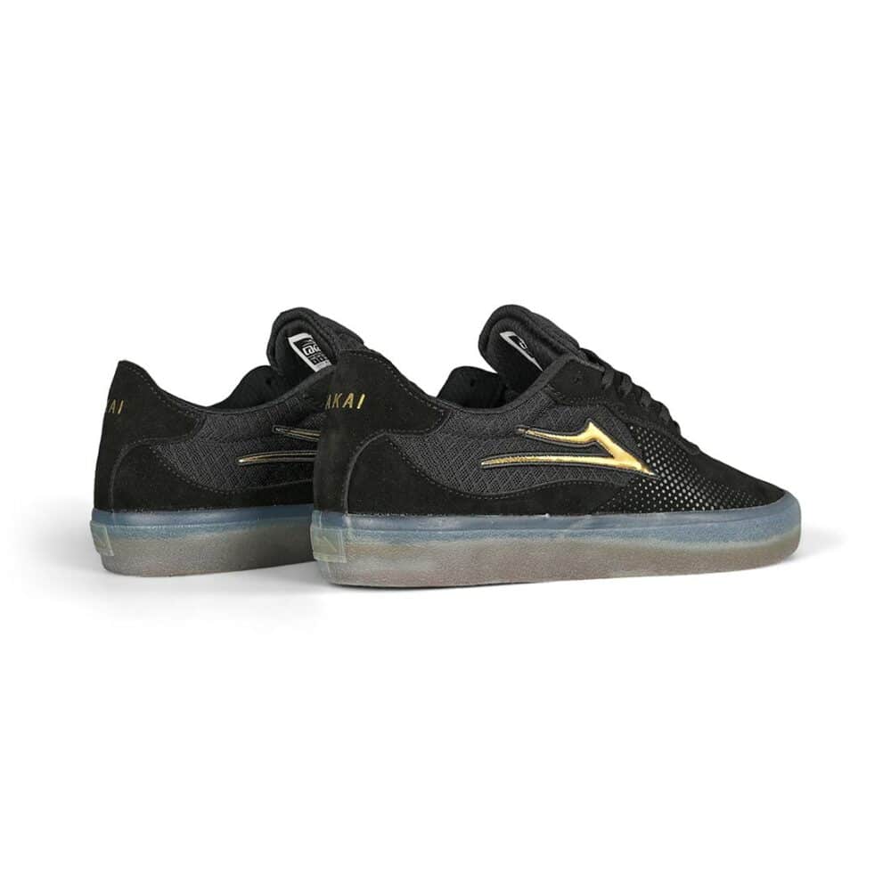 Lakai Essex Skate Shoes - Black/Gold