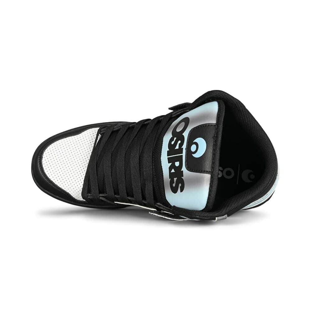 Osiris Clone High Top Shoes - Black/Cyan/Fade