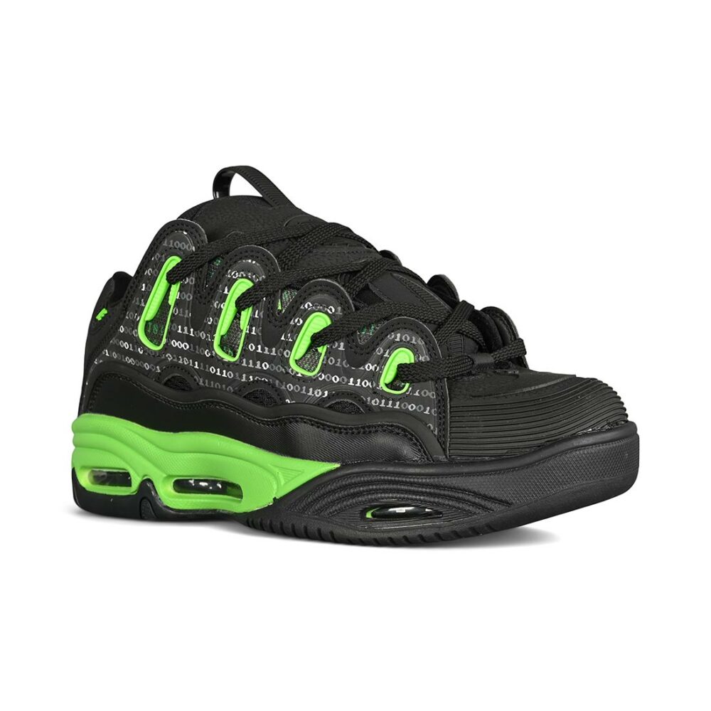 Osiris D3 2001 Skate Shoes - Mat/Black/Green