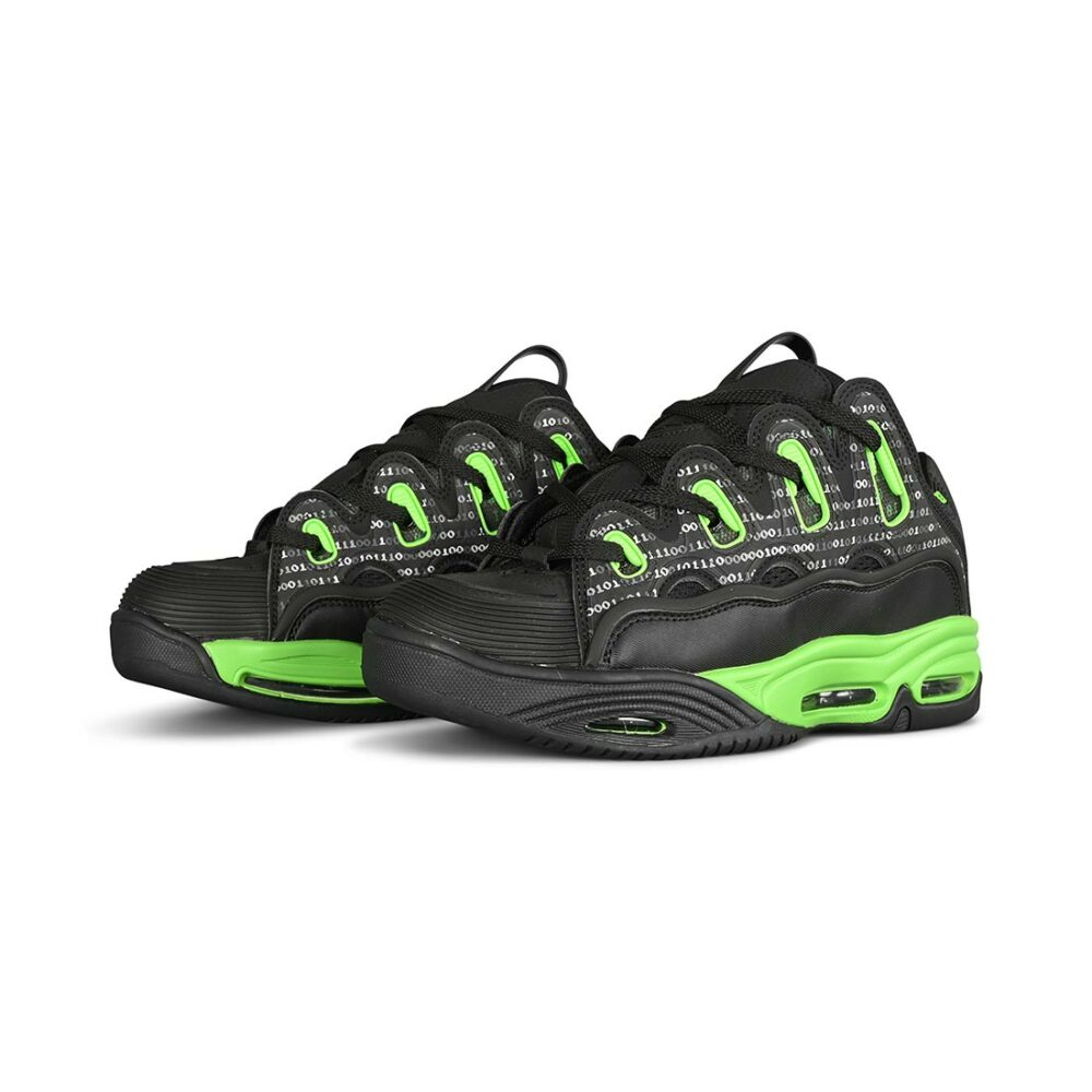 Osiris D3 2001 Skate Shoes - Mat/Black/Green