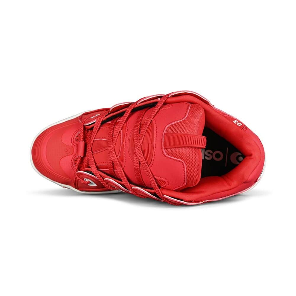 Osiris D3 2001 Skate Shoes - Red/Rizing/Sun