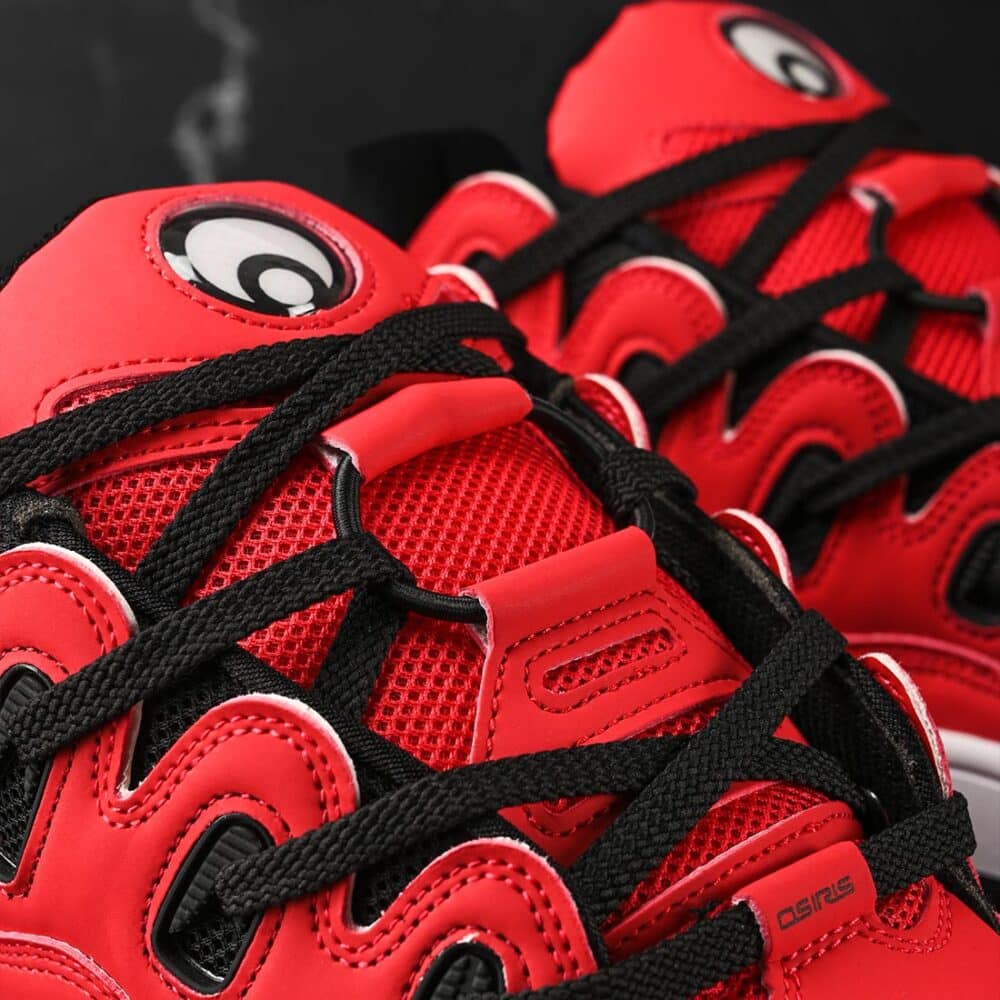 Osiris D3 OG Skate Shoes - Red/White/Black