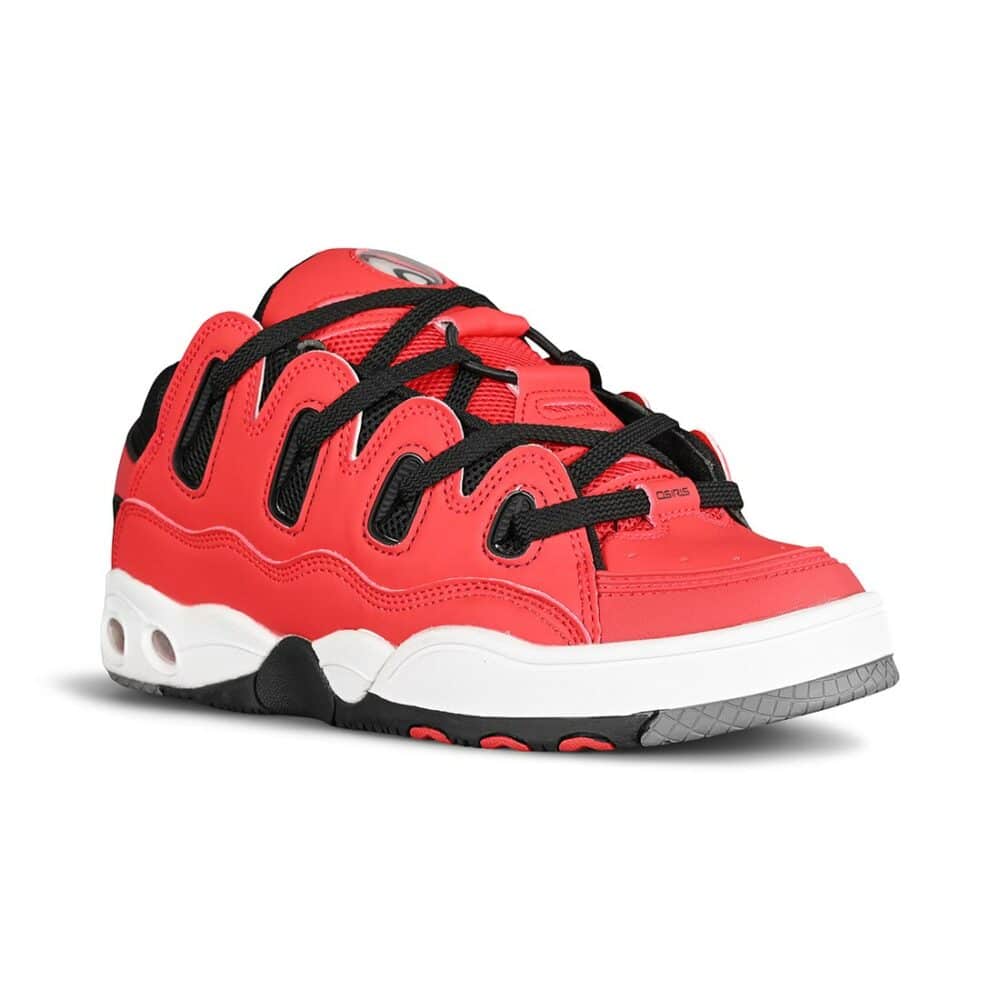 Osiris D3 OG Skate Shoes - Red/White/Black