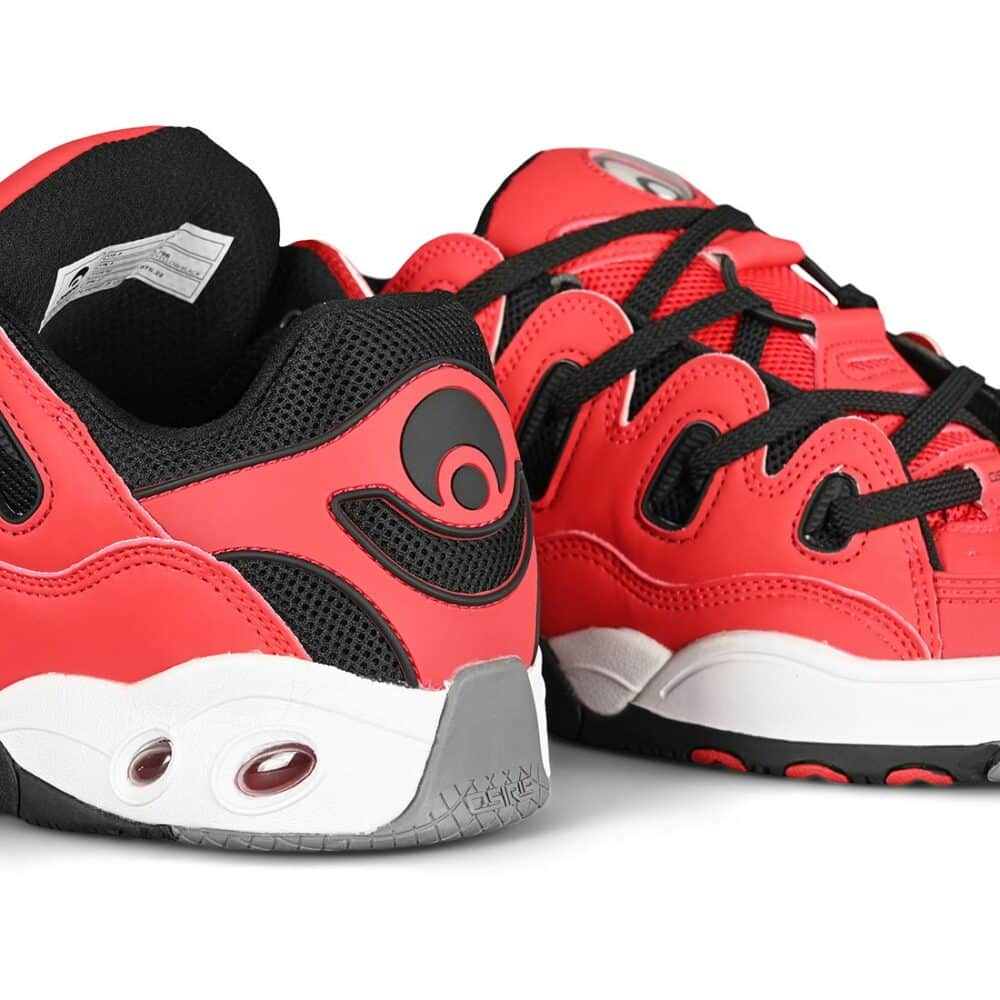 Osiris D3 OG Skate Shoes - Red/White/Black