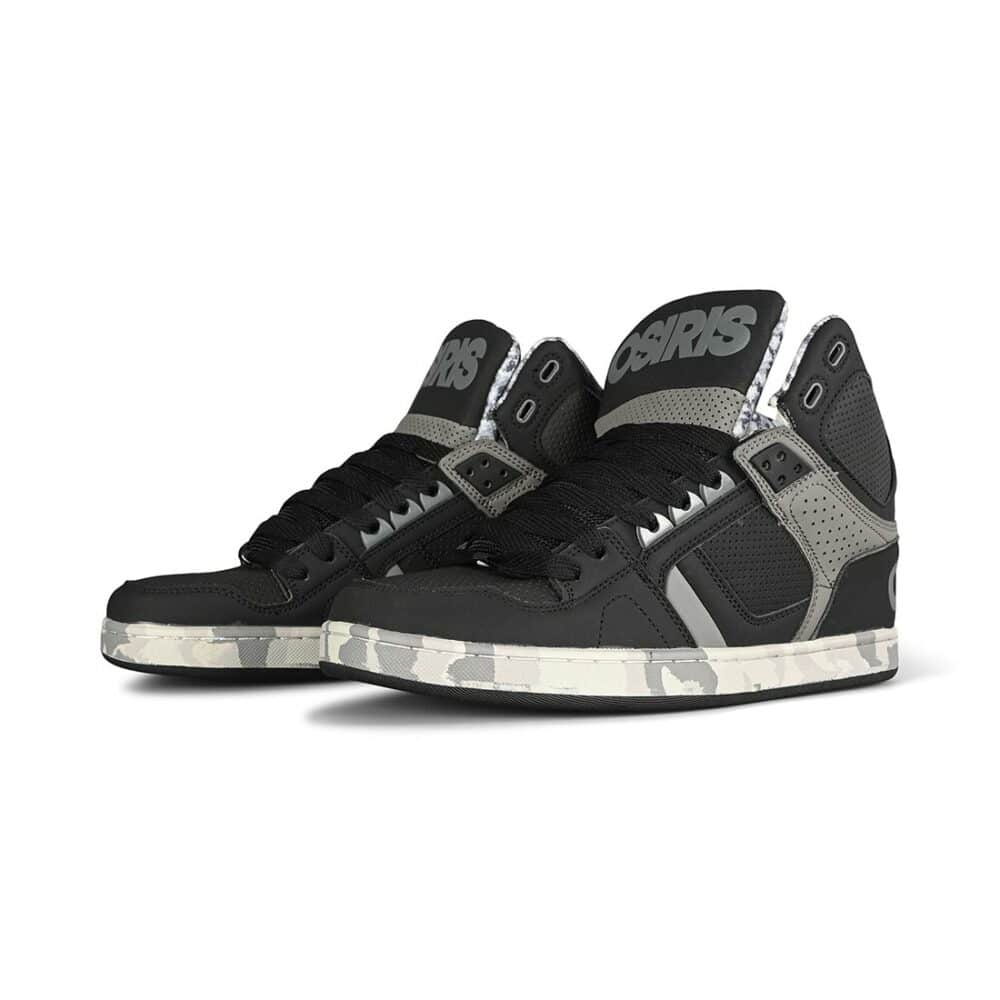 Osiris NYC 83 CLK High Top Shoes - Black-Grey-Paint