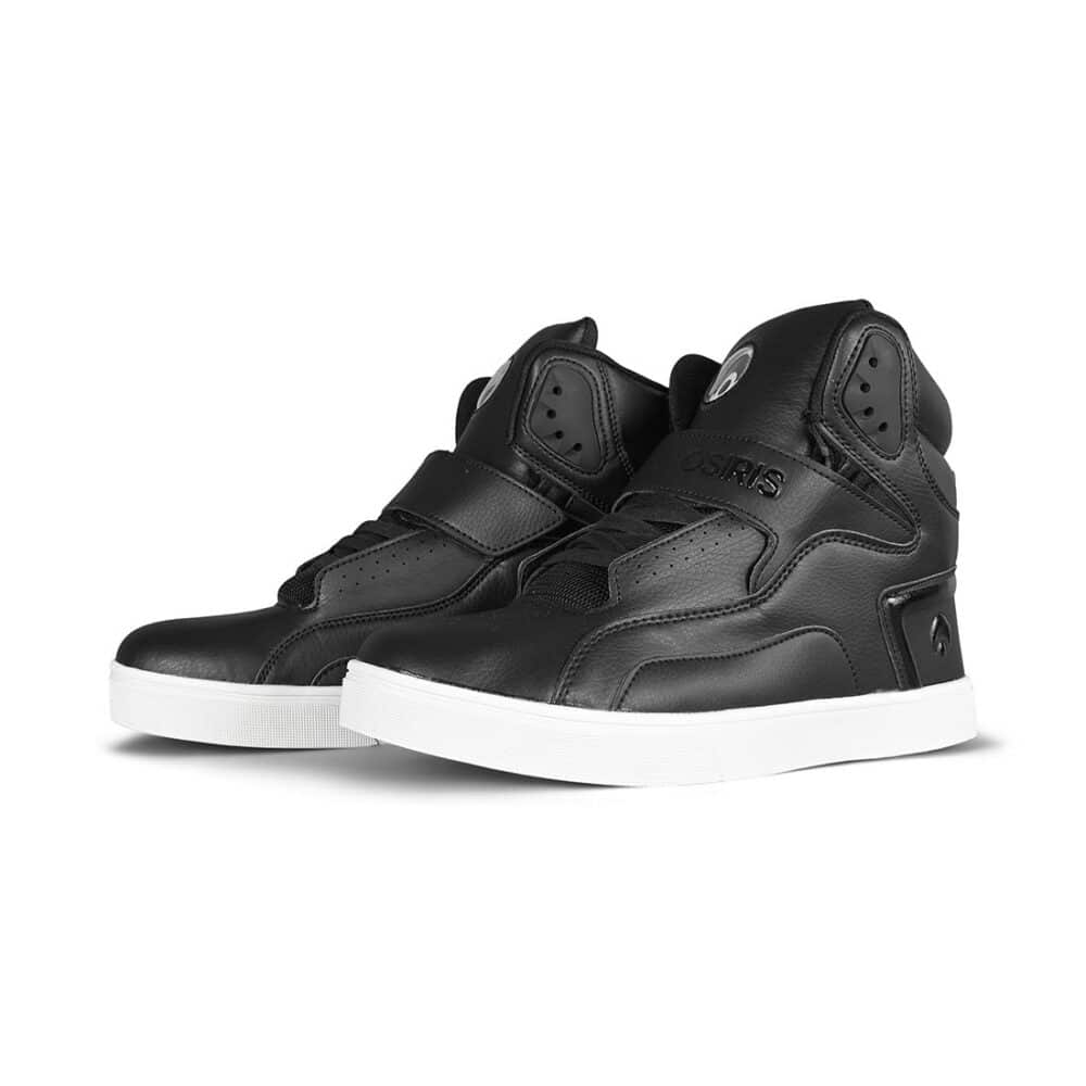 Osiris Rize Ultra High-Top Shoes - Black/White