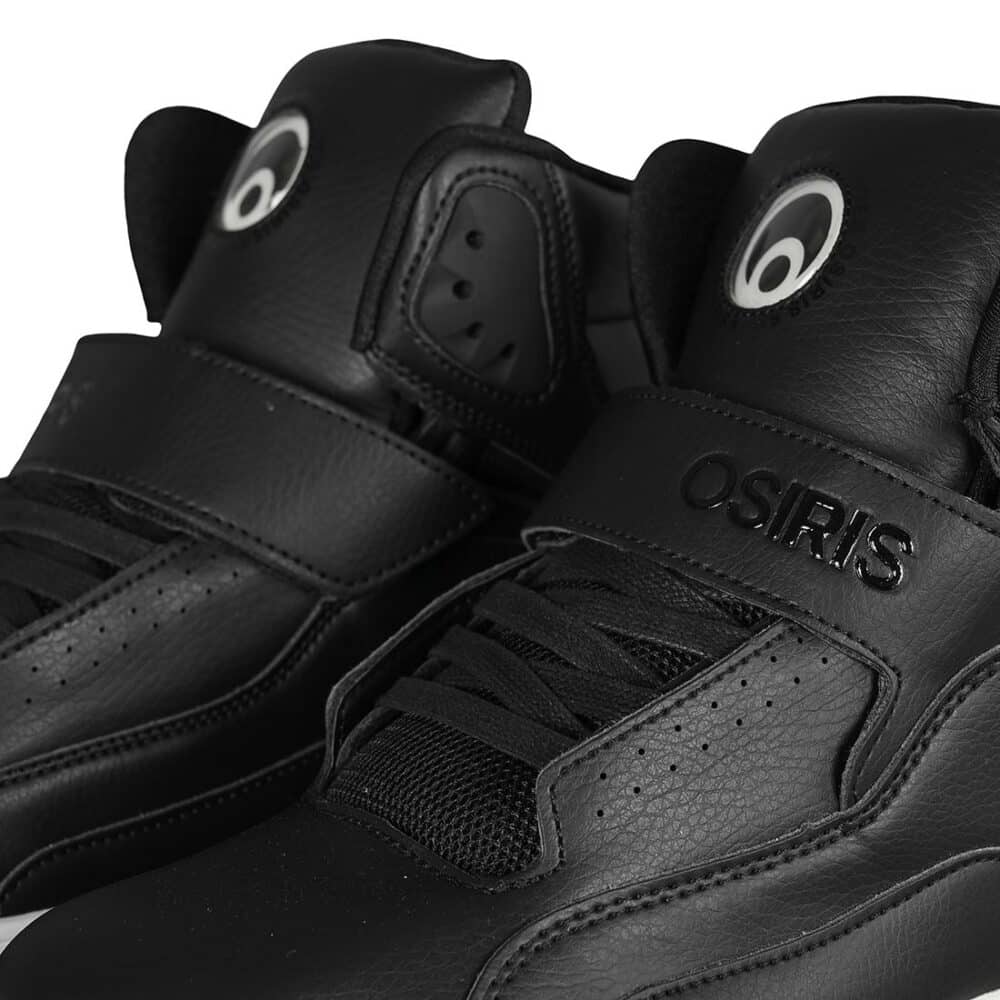Osiris Rize Ultra High-Top Shoes - Black/Gold/Gum