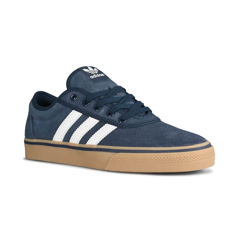 Adidas Adi Ease Skate Shoes - Collegiate Navy/White/Gum