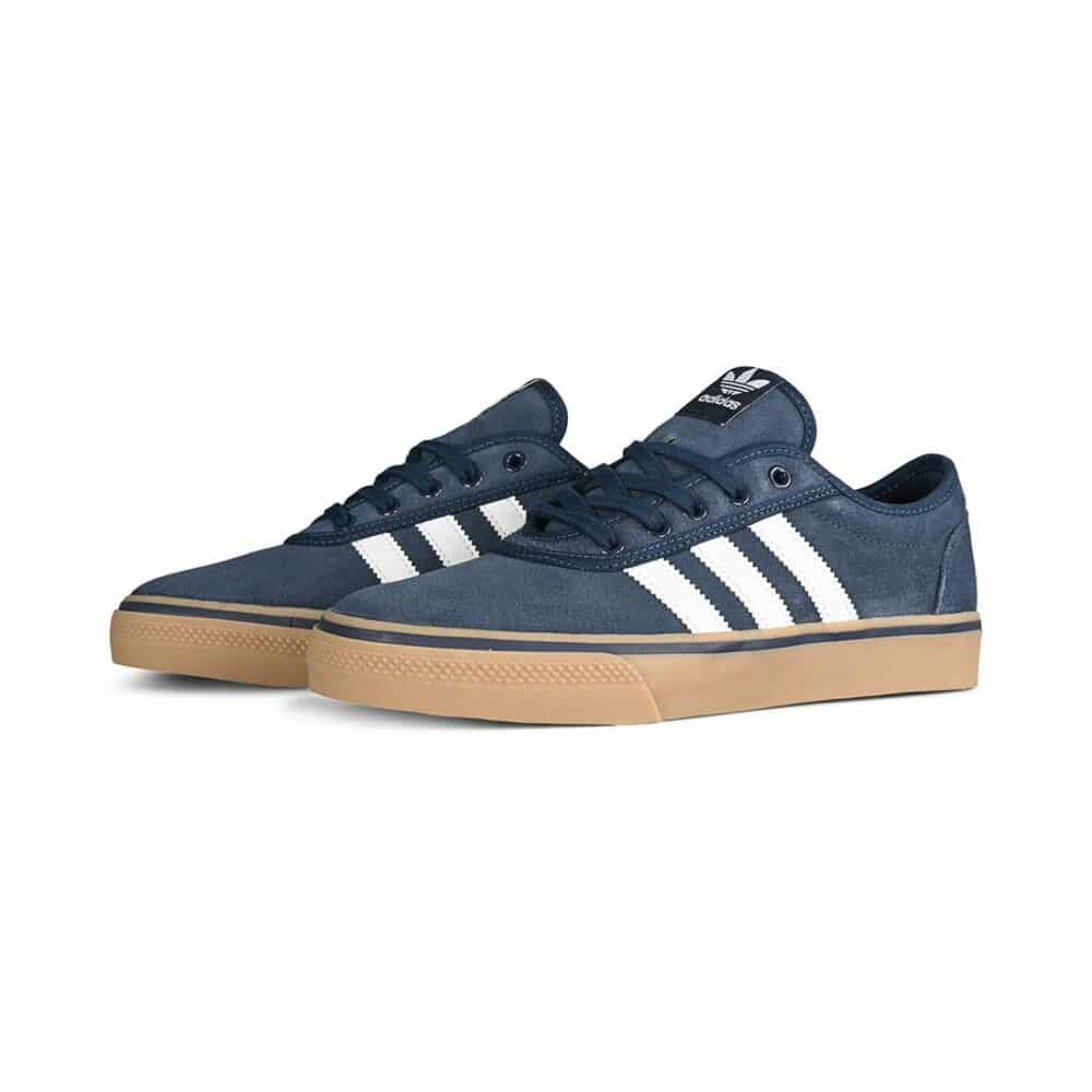 Adidas Adi Ease Skate Shoes - Collegiate Navy/White/Gum