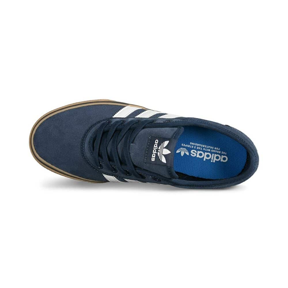 Adidas Adi Ease Skate Shoes - Collegiate Navy/White/Gum