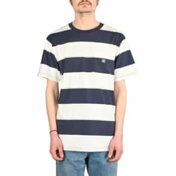 DC Crate Stripe S/S T-Shirt - Navy Crate Stripe